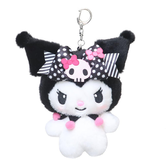 クロミ ミニポーチ フラットポーチ ピンクブラックパーティ サンリオ ナカジマ 小物入れ キャラクター グッズ シネマコレクション