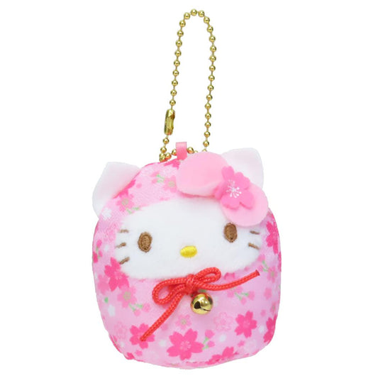 ハローキティ マスコット 桜だるま PK サンリオ ナカジマ かわいい キャラクター グッズ シネマコレクション