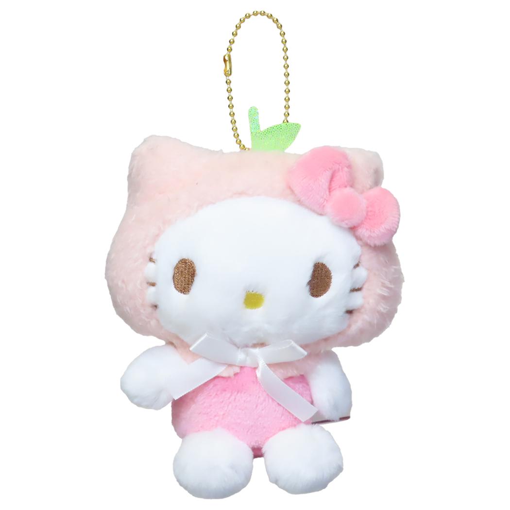 ハローキティ マスコット ミニぬいぐるみボールチェーン パステルフルーツケープ サンリオ ナカジマ プレゼント キャラクター グッズ シネマコレクション