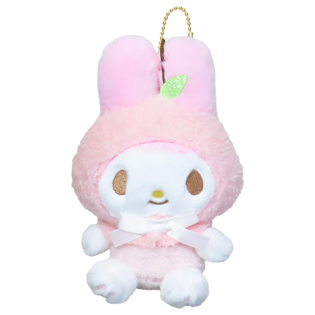 マイメロディ マスコット ミニぬいぐるみボールチェーン パステルフルーツケープ サンリオ ナカジマ プレゼント キャラクター グッズ シネマコレクション