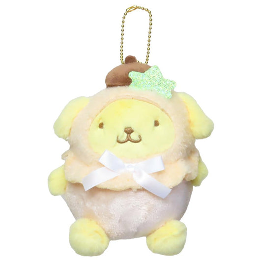 ポムポムプリン マスコット ミニぬいぐるみボールチェーン パステルフルーツケープ サンリオ ナカジマ プレゼント キャラクター グッズ シネマコレクション