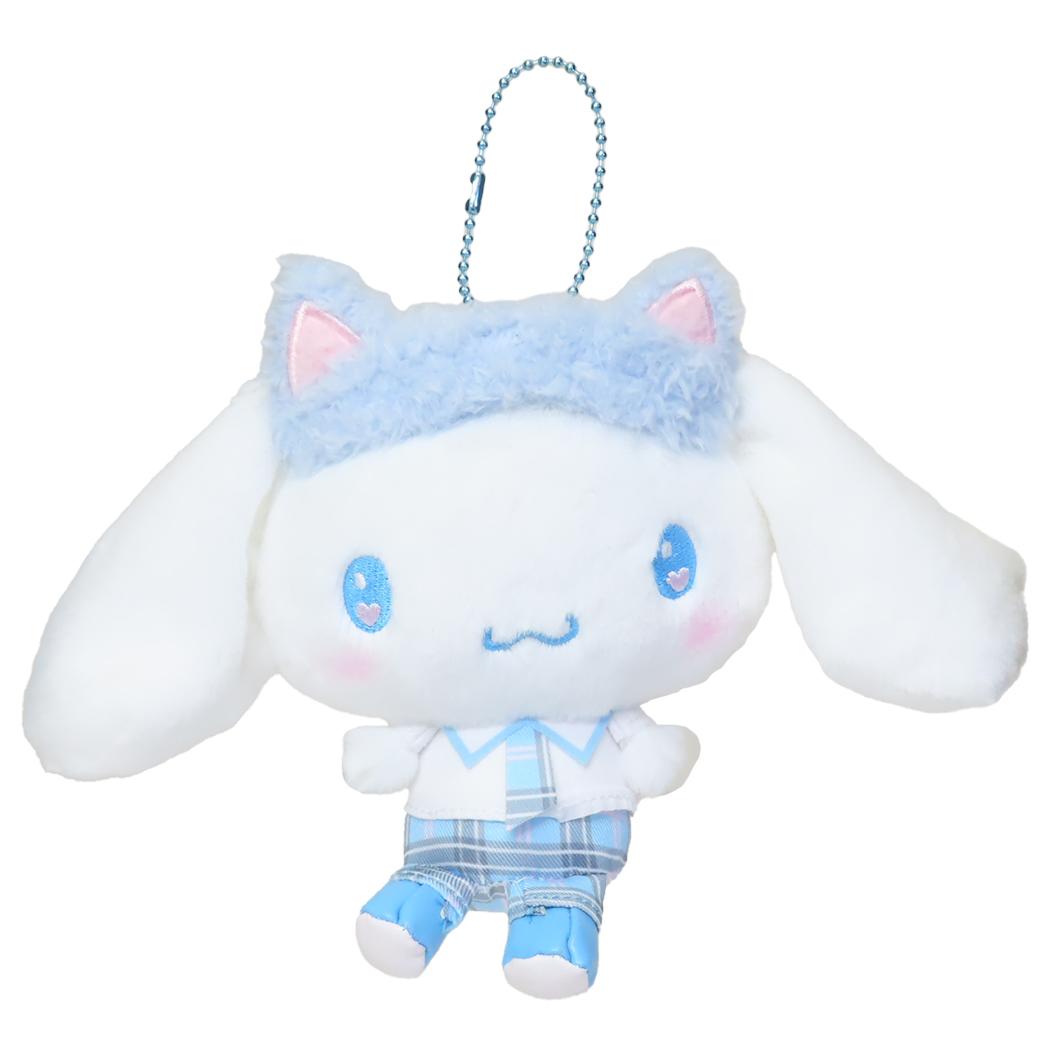 シナモロール マスコット ミニぬいぐるみボールチェーン 推し活アニマル学園 サンリオ ナカジマ プレゼント キャラクター グッズ シネマコレクション