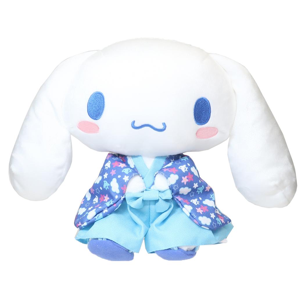 シナモロール ぬいぐるみ プラッシュドール M 千鳥着物 サンリオ ナカジマ プレゼント キャラクター グッズ シネマコレクション