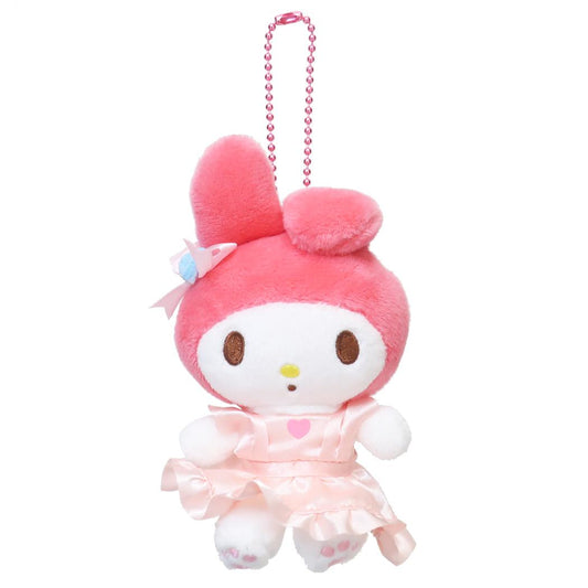 マイメロディ マスコット ミニぬいぐるみボールチェーン エプロン PK サンリオ ナカジマ プレゼント キャラクター グッズ シネマコレクション
