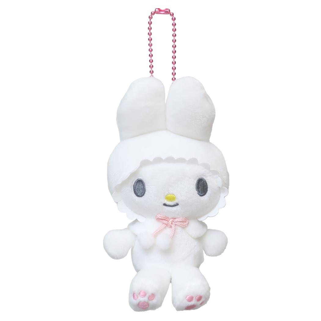 マイメロディ マスコット ミニぬいぐるみボールチェーン スノー サンリオ ナカジマ プレゼント キャラクター グッズ シネマコレクション