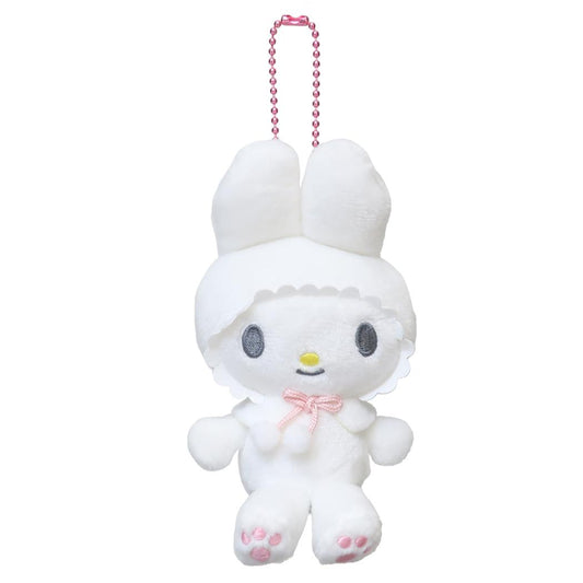 マイメロディ マスコット ミニぬいぐるみボールチェーン スノー サンリオ ナカジマ プレゼント キャラクター グッズ シネマコレクション