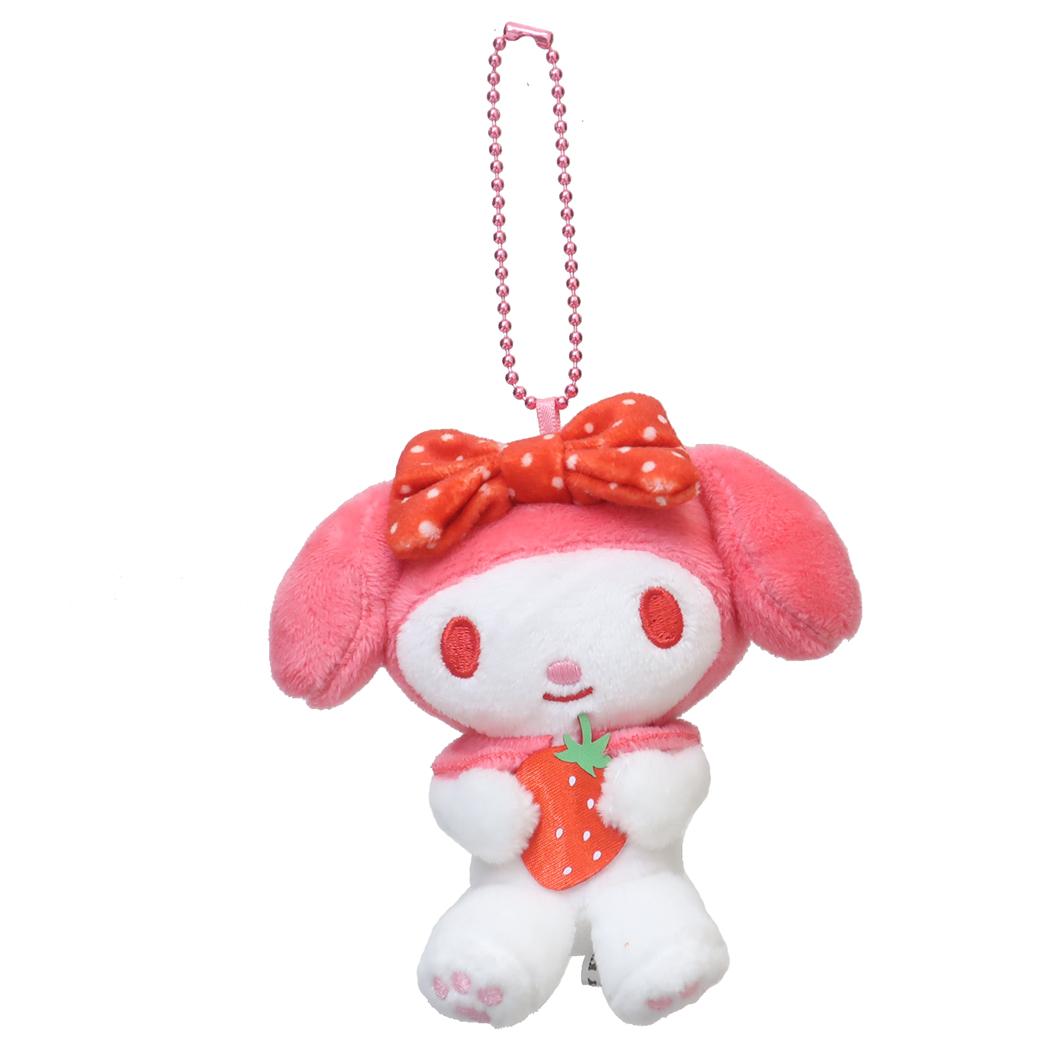 マイメロディ マスコット ミニぬいぐるみボールチェーン ピンドット サンリオ ナカジマ プレゼント キャラクター グッズ シネマコレクション