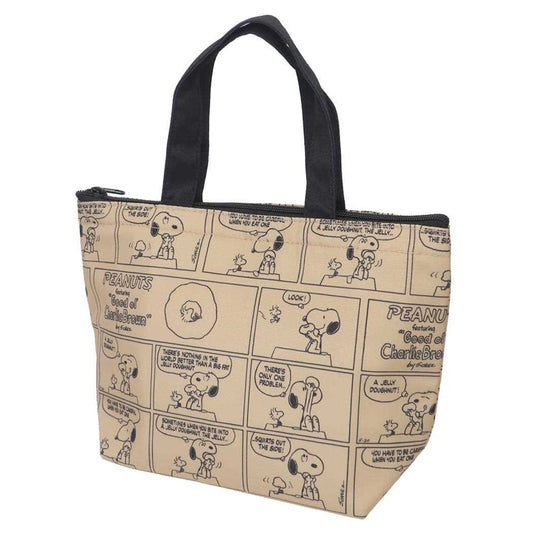 スヌーピー ランチバッグ 保冷保温ミニトート コミックドーナツ ピーナッツ ナカジマ お弁当かばん キャラクター グッズ メール便可 シネマコレクション