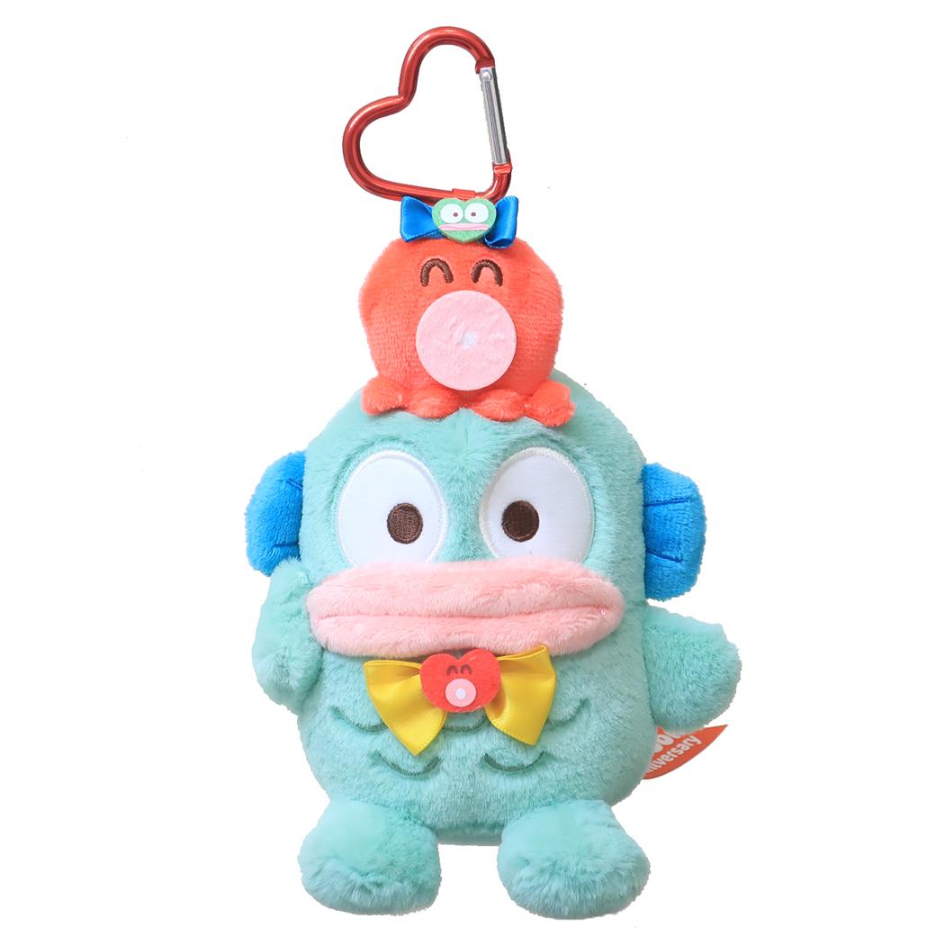 ハンギョドン マスコット カラビナマスコット 40周年ハートダイナー サンリオ ナカジマ プレゼント かわいい ミニぬいぐるみ キャラクター グッズ シネマコレクション