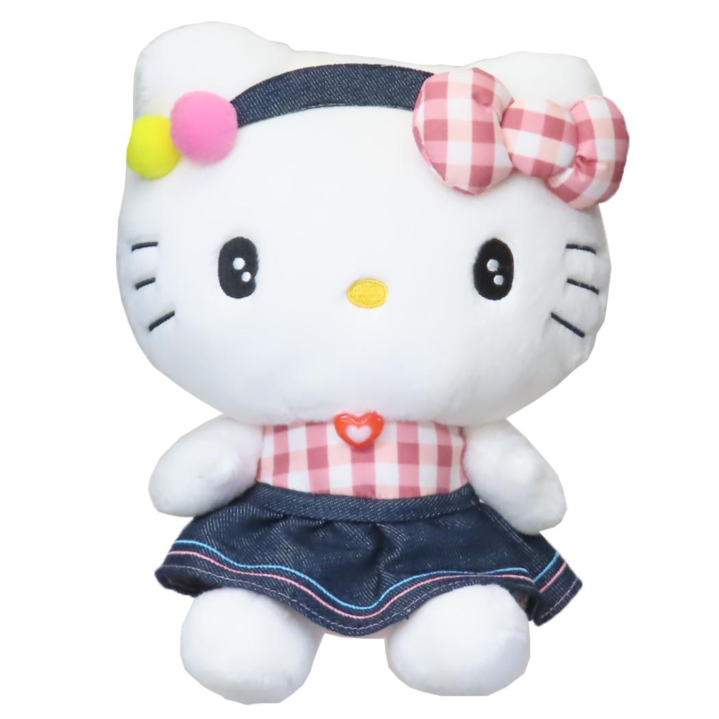 ボンボンドロップシール もじ ハローキティ クール1シートつき ぬいぐるみセット