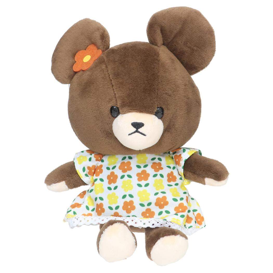 くまのがっこう ぬいぐるみ プラッシュドール SS フラワー ナカジマ プレゼント 絵本キャラクター グッズ シネマコレクション