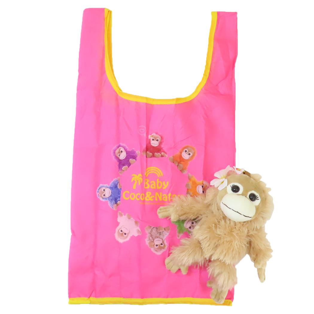 BABY COCO＆NATSU ショッピングバッグ ぬいぐるみエコバッグ ベイビーナツ ナカジマ お買い物かばん キャラクター グッズ シネマコレクション