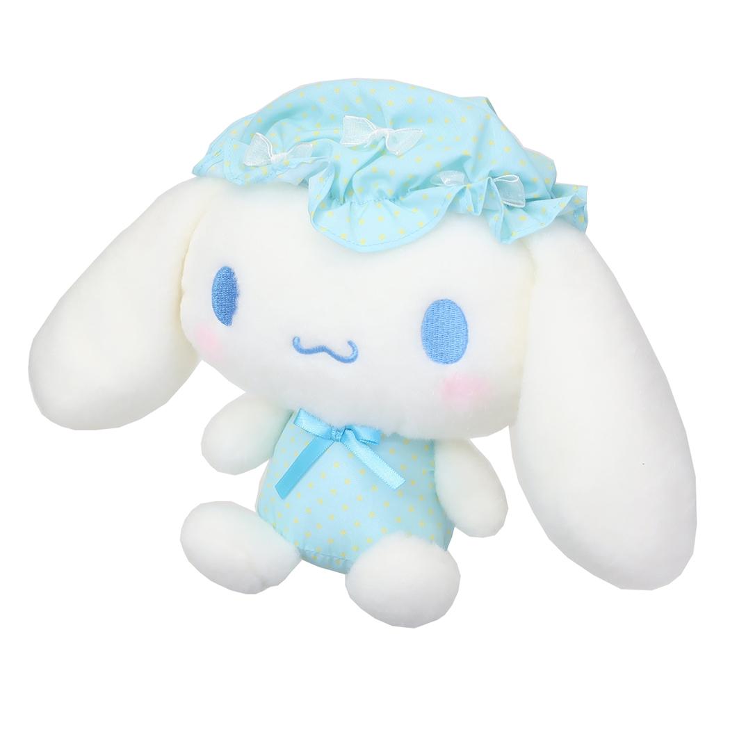 シナモロール ぬいぐるみ プラッシュドールS ナイトキャップリボン サンリオ ナカジマ プレゼント キャラクター グッズ シネマコレクション