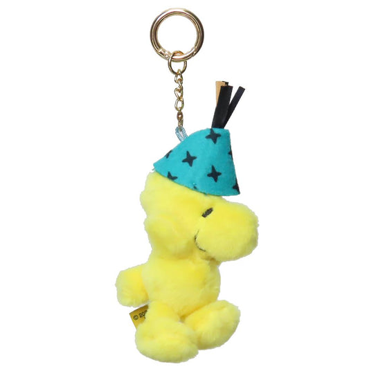スヌーピー ミニぬいぐるみ マスコット ウッドストック 75th パーティハット ピーナッツ ナカジマ プレゼント キャラクター グッズ シネマコレクション