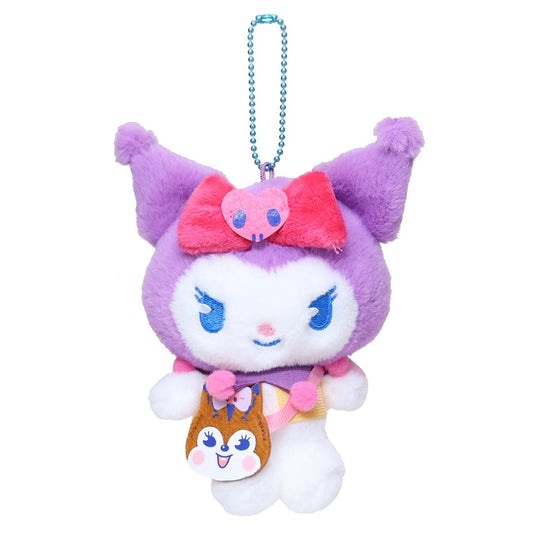 クッピーラムネxサンリオキャラクターズ マスコット ミニぬいぐるみボールチェーン クロミ サンリオ ナカジマ プレゼント キャラクター グッズ シネマコレクション