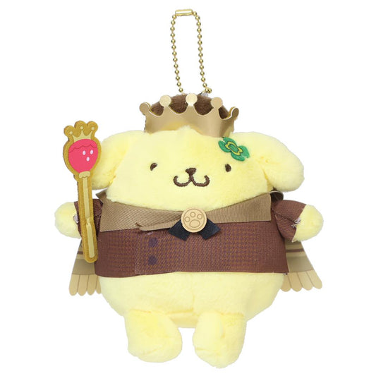 ポムポムプリン マスコット ミニぬいぐるみボールチェーン フラガリアメモリーズ MC サンリオ ナカジマ プレゼント キャラクター グッズ シネマコレクション