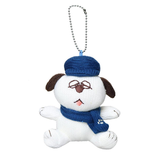 スヌーピー マスコット ミニぬいぐるみボールチェーン ニット マフラー オラフ ピーナッツ ナカジマ プレゼント キャラクター グッズ シネマコレクション