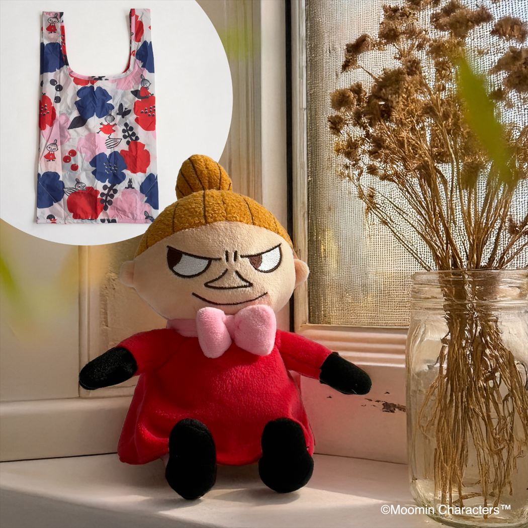 ムーミン エコバッグ ぬいぐるみエコバッグ リトルミイ 北欧 ナカジマ ぬいぐるみショッピングバッグ お買い物かばん キャラクター グッズ シネマコレクション