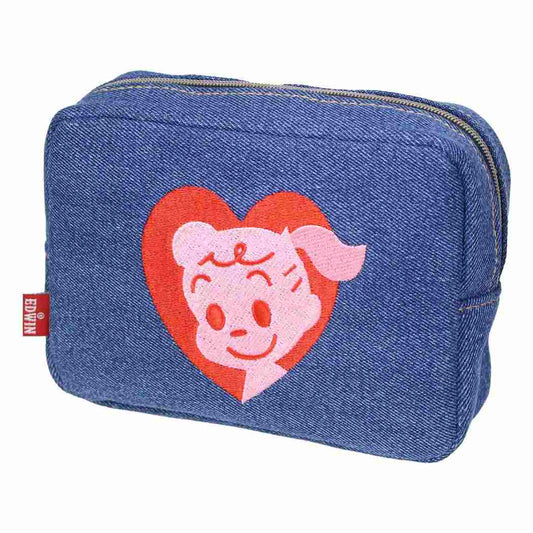 オサムグッズ コスメポーチ デニムポーチ EDWIN ジル Osamu Goods ナカジマ 化粧ポーチ 小物入れ キャラクター グッズ シネマコレクション