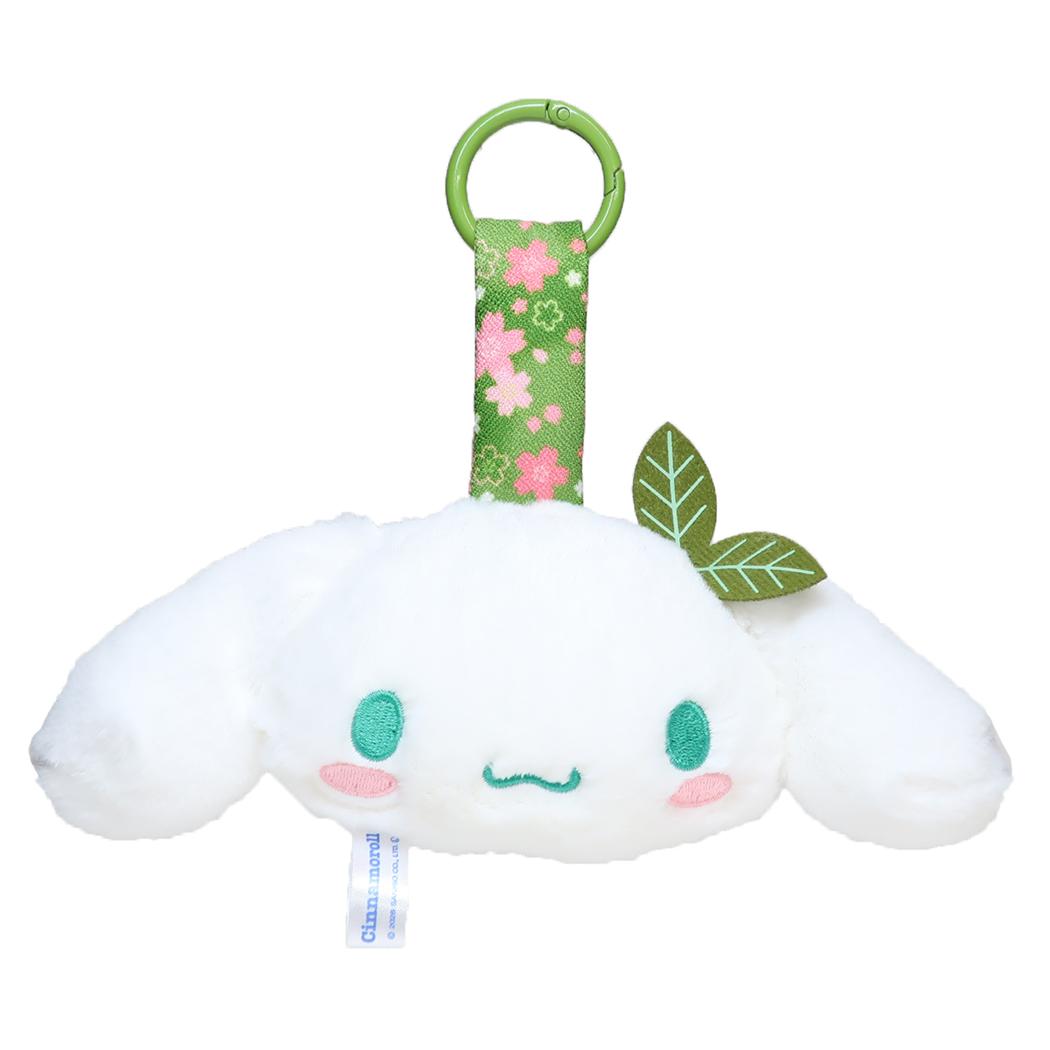 シナモロール マスコット フェイスタグマスコット 抹茶着物 サンリオ ナカジマ スクバ 丸カラビナ キャラクター グッズ シネマコレクション