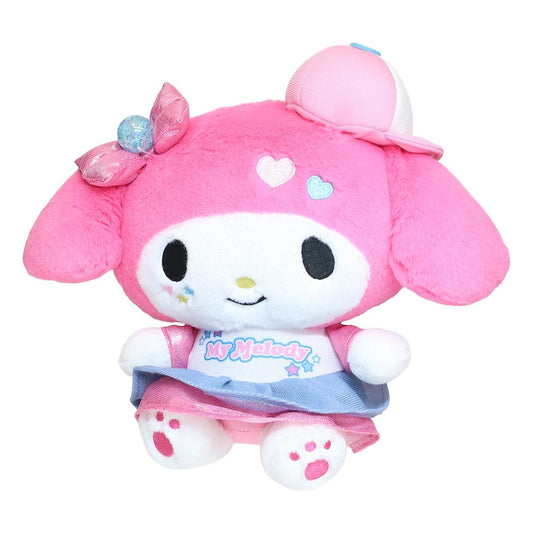マイメロディ ぬいぐるみ プラッシュドールS ビビッドキャップY2K サンリオ ナカジマ ギフト雑貨 キャラクター グッズ シネマコレクション