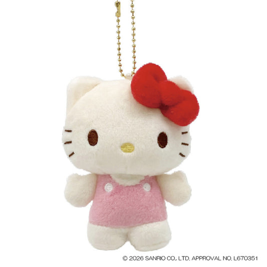 ハローキティ マスコット ミニぬいぐるみボールチェーン くすみレトロ サンリオ ナカジマ プレゼント キャラクター グッズ シネマコレクション