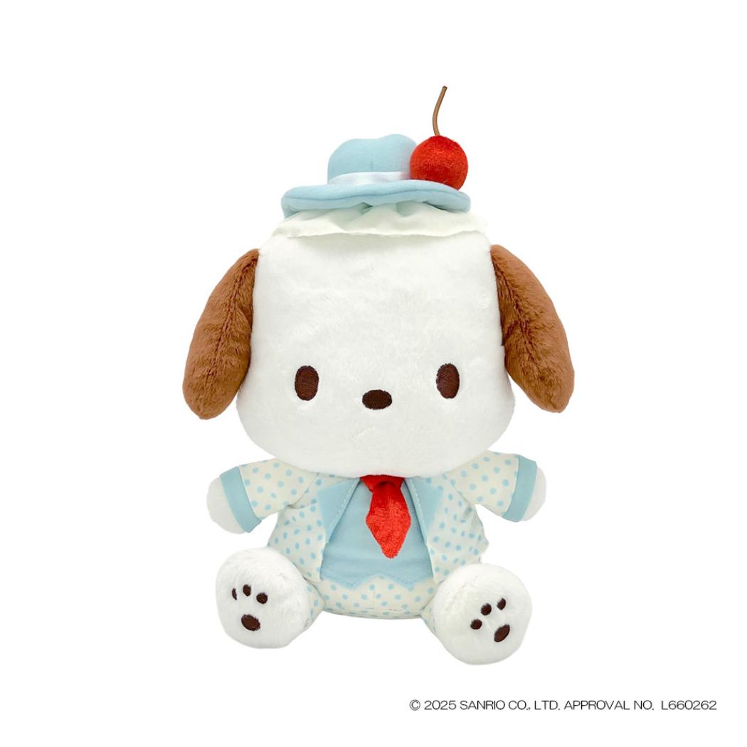 ポチャッコ ぬいぐるみ スカイブルーチェリーケーキ S サンリオ ナカジマ
