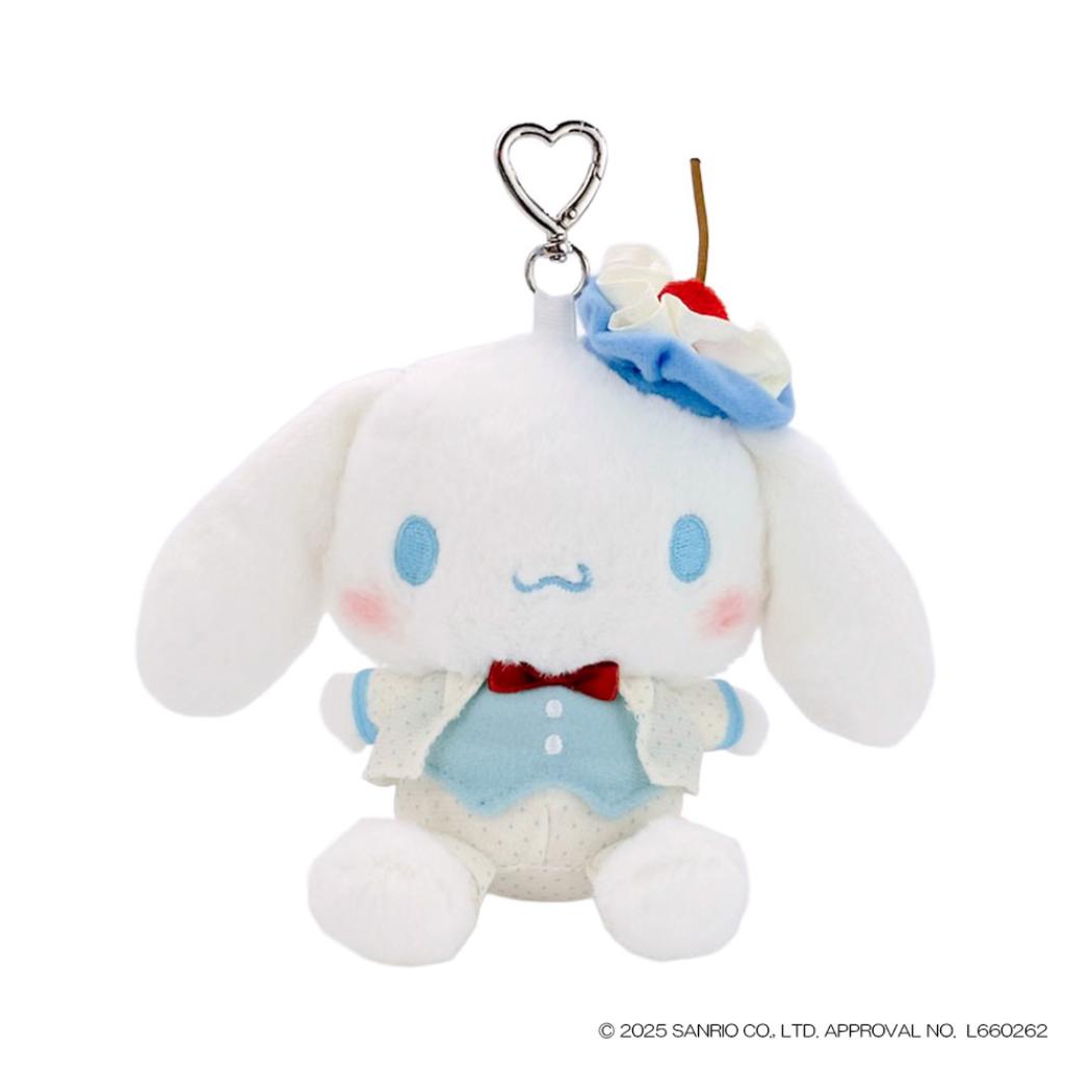 シナモロール エコバッグ スカイブルーチェリーケーキ ぬいぐるみエコバッグ サンリオ ナカジマ