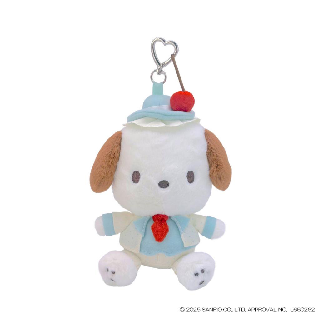 ポチャッコ エコバッグ スカイブルーチェリーケーキ ぬいぐるみエコバッグ サンリオ ナカジマ