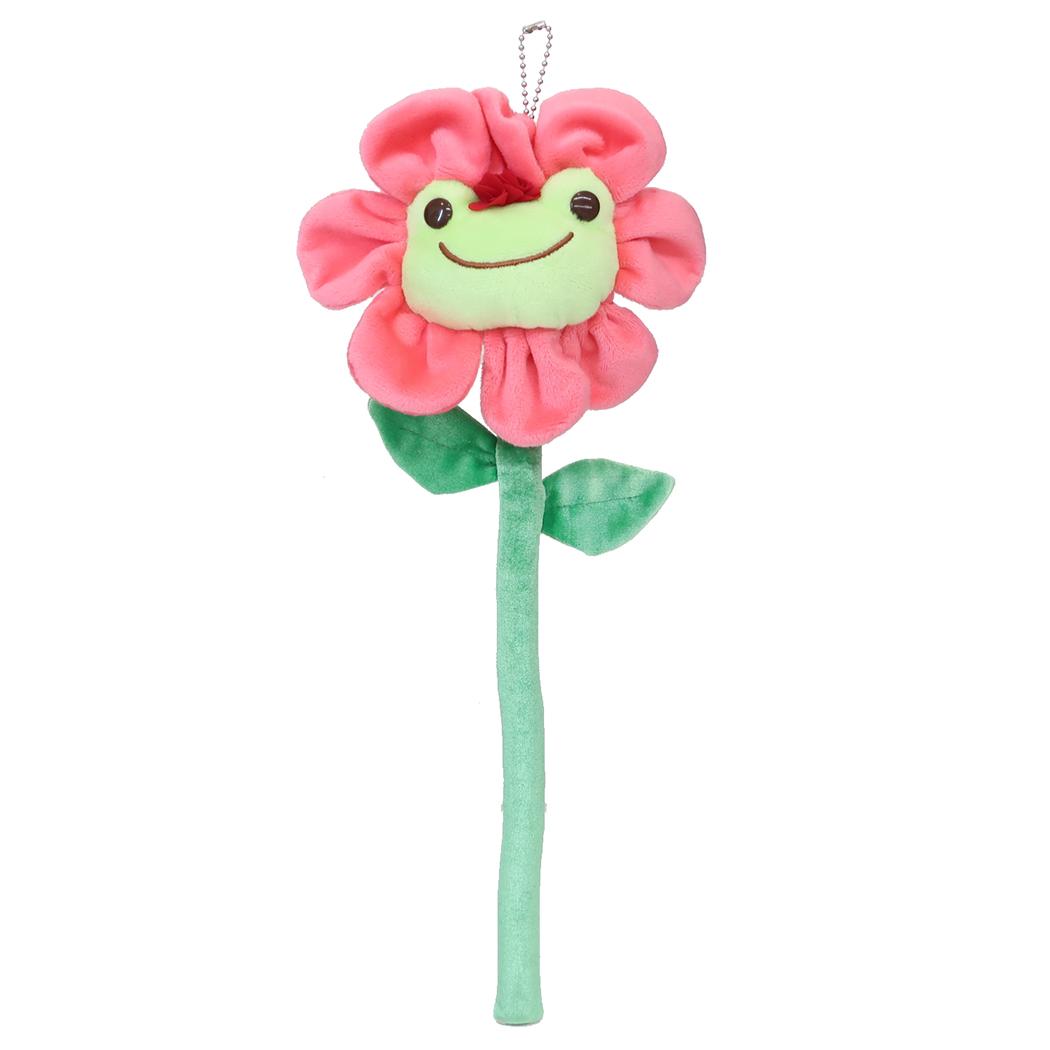 かえるのピクルス マスコット ボールチェーン付き フラワーマスコット メルシーマム 18 pickles the frog ナカジマ 母の日 プレゼント メッセージカード付き キャラクター グッズ シネマコレクション