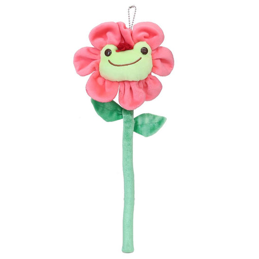 かえるのピクルス マスコット ボールチェーン付き フラワーマスコット メルシーマム 18 pickles the frog ナカジマ 母の日 プレゼント メッセージカード付き キャラクター グッズ シネマコレクション