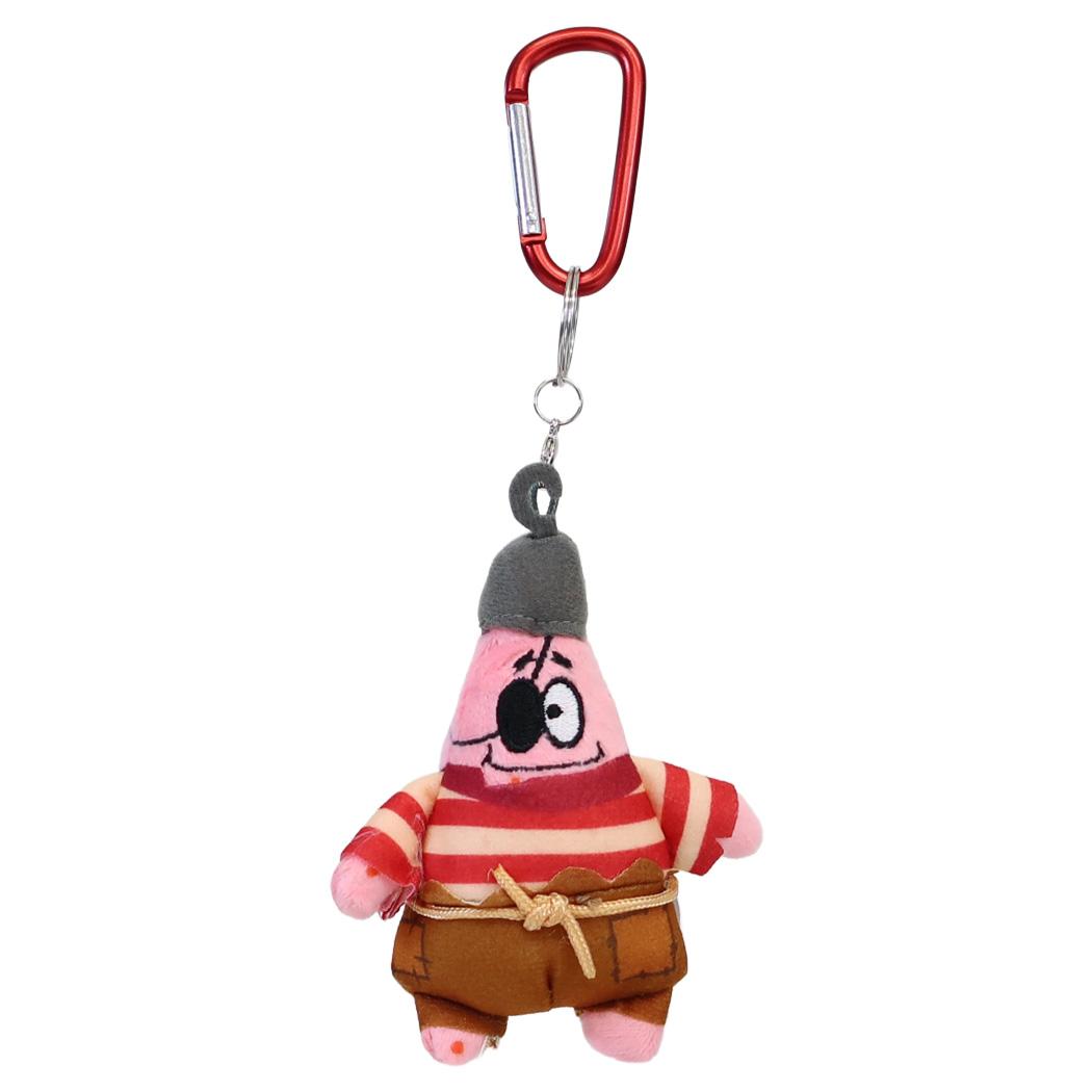 スポンジボブ マスコット カラビナマスコット パトリック パイレーツ ナカジマ プレゼント かわいい ミニぬいぐるみ キャラクター グッズ シネマコレクション