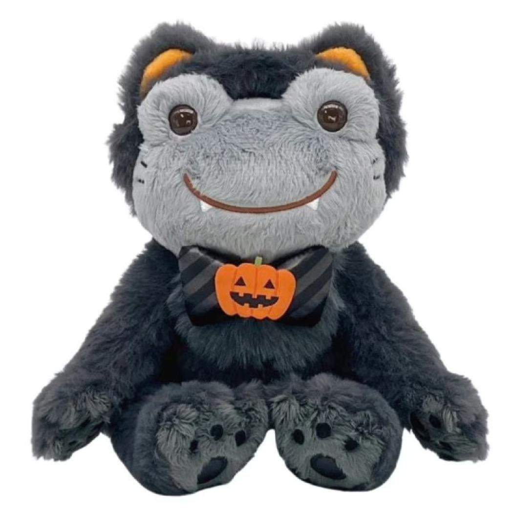 かえるのピクルス ぬいぐるみ ハロウィン ブラックキャット ビーンドール ナカジマ