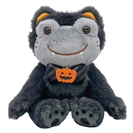 かえるのピクルス ぬいぐるみ ハロウィン ブラックキャット ビーンドール ナカジマ