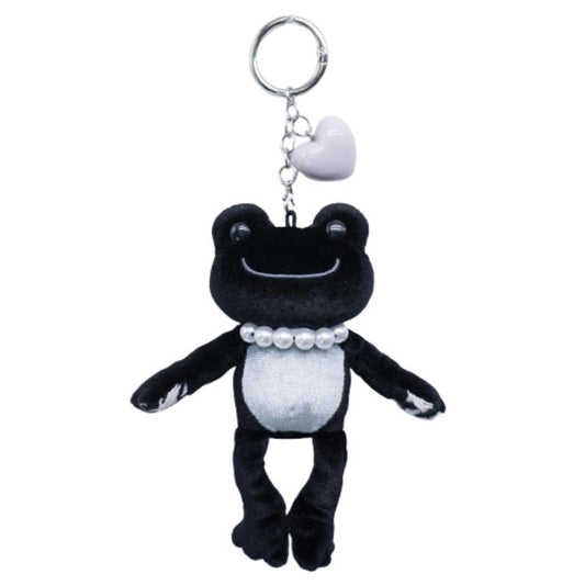 かえるのピクルス マスコット モノトーン ミニぬいぐるみ BK ナカジマ