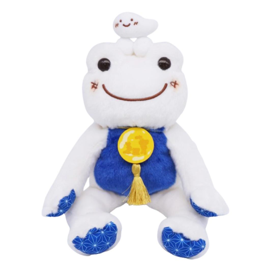 かえるのピクルス ぬいぐるみ お月見 ビーンドール お団子 ナカジマ
