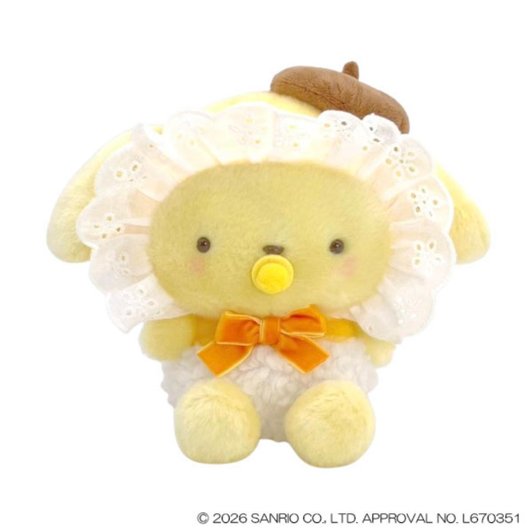 ポムポムプリン ぬいぐるみ ふわくた ベビー サンリオ ナカジマ