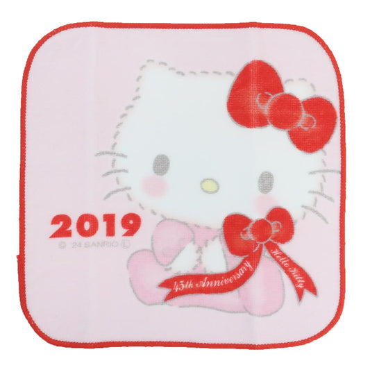 ハローキティ ミニタオル KT50th プチタオル 2019 サンリオ 野村タオル 入園入学準備 幼稚園 キャラクター グッズ メール便可 シネマコレクション