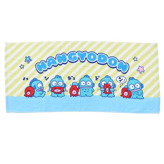 ハンギョドン フェイスタオル プリントロングタオル なかよし サンリオ 野村タオル 新生活雑貨 キャラクター グッズ メール便可 シネマコレクション
