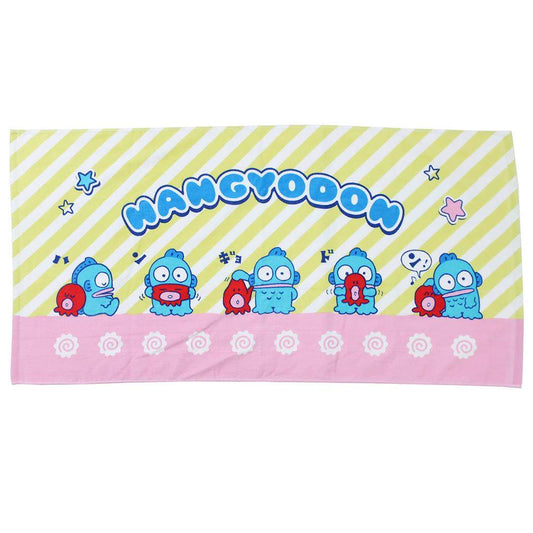 ハンギョドン バスタオル プリントビッグタオル なかよし サンリオ 野村タオル お風呂タオル キャラクター グッズ メール便可 シネマコレクション