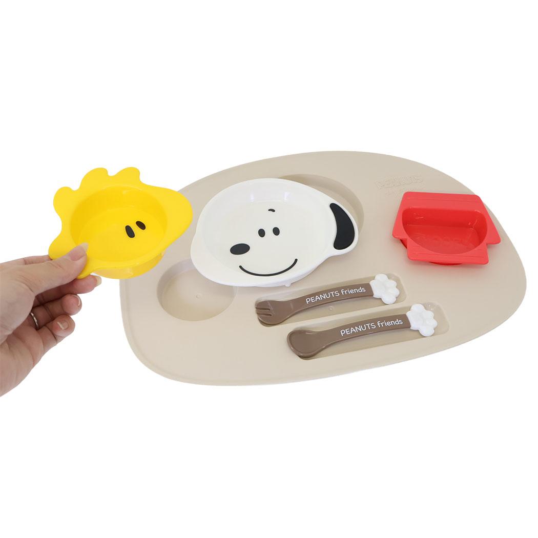 スヌーピー キッズ食器 アイコン ランチプレート ピーナッツ 錦化成