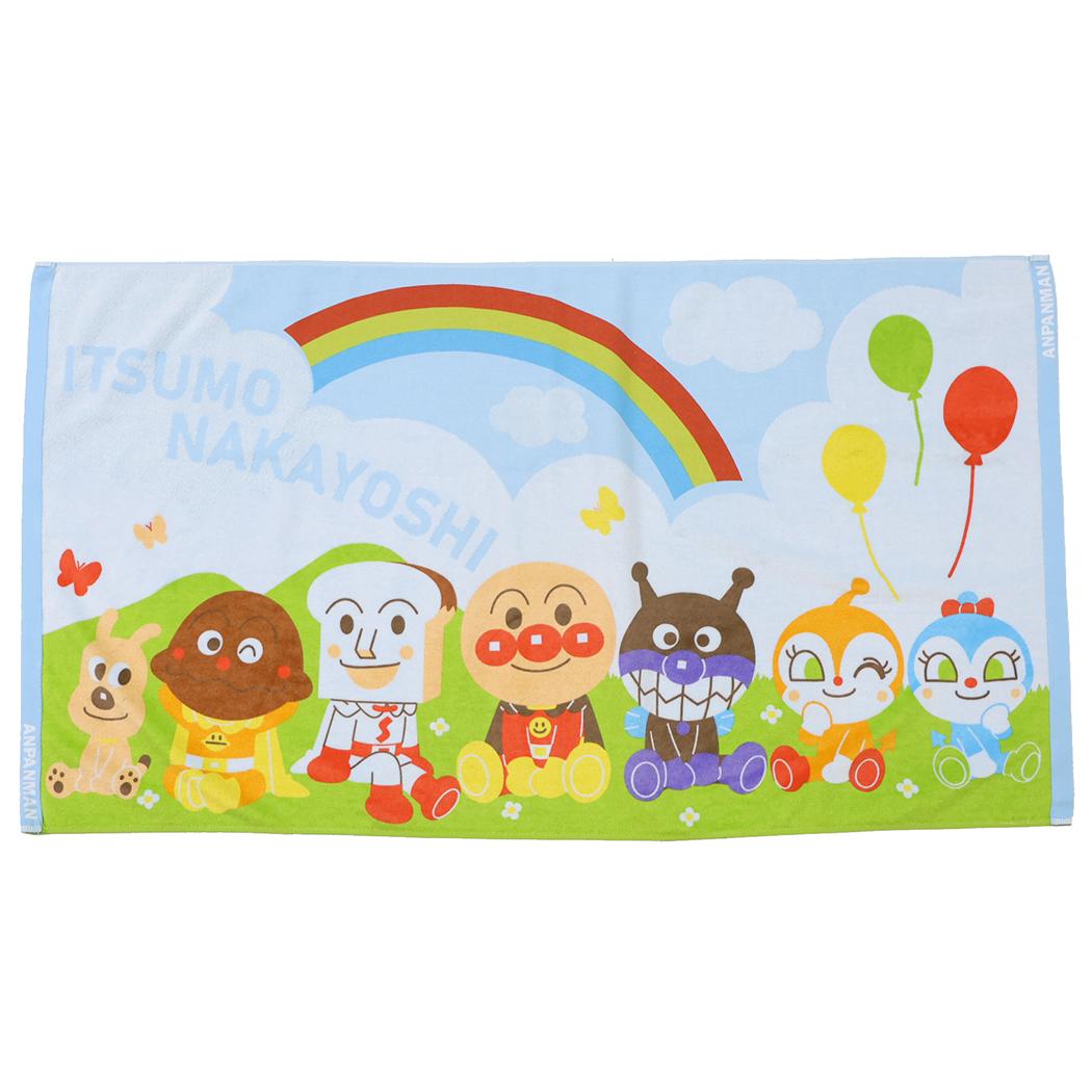 それゆけ アンパンマン バスタオル ビッグタオル くもとにじ バンダイ お風呂タオル アニメキャラクター グッズ シネマコレクション