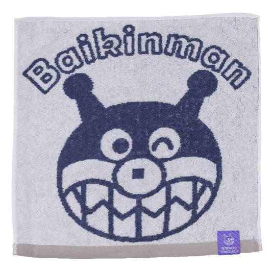 それゆけ アンパンマン ハンドタオル ウォッシュタオル バイキンマン バンダイ 汗拭きタオル アニメキャラクター グッズ メール便可 シネマコレクション