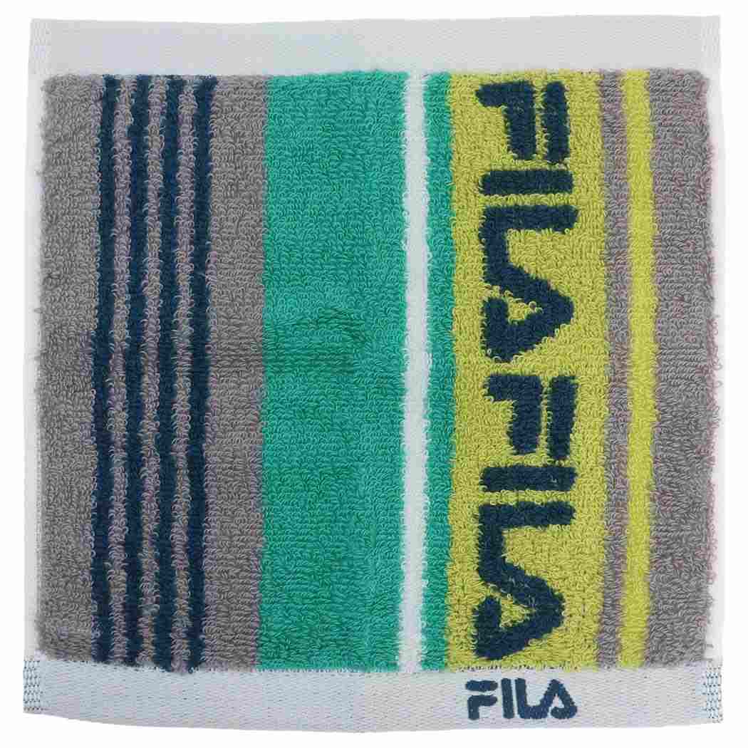 フィラ ミニタオル タオルチーフ GR FILA 日繊 抗菌防臭 スポーツブランド グッズ メール便可 シネマコレクション