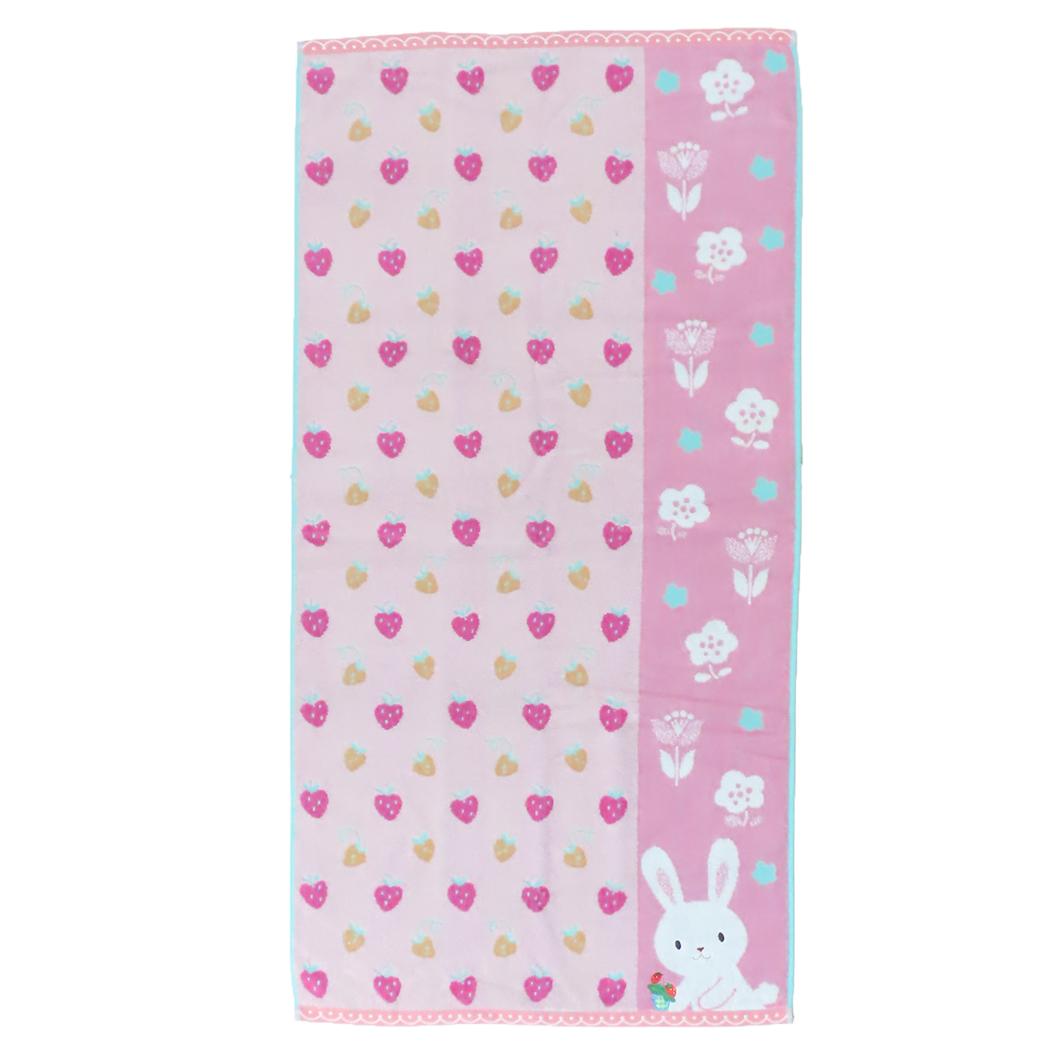 Fu re ru バスタオル ビッグタオル ホイップクリーム ウサギ アニマル 日繊 お風呂タオル かわいい グッズ シネマコレクション