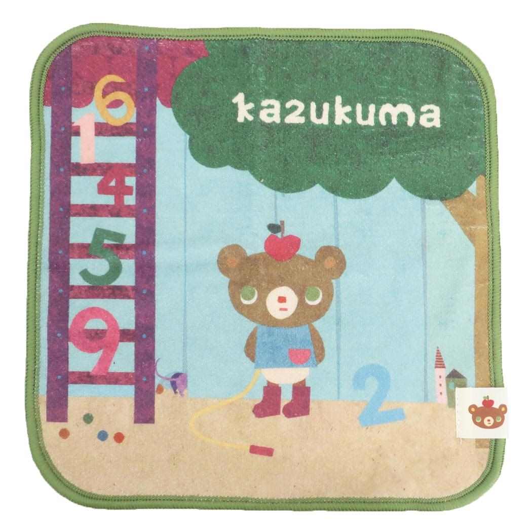 かずくま ミニタオル マイクロファイバーハンカチ カバー 日繊 汗拭きタオル 絵本キャラクター グッズ メール便可 シネマコレクション