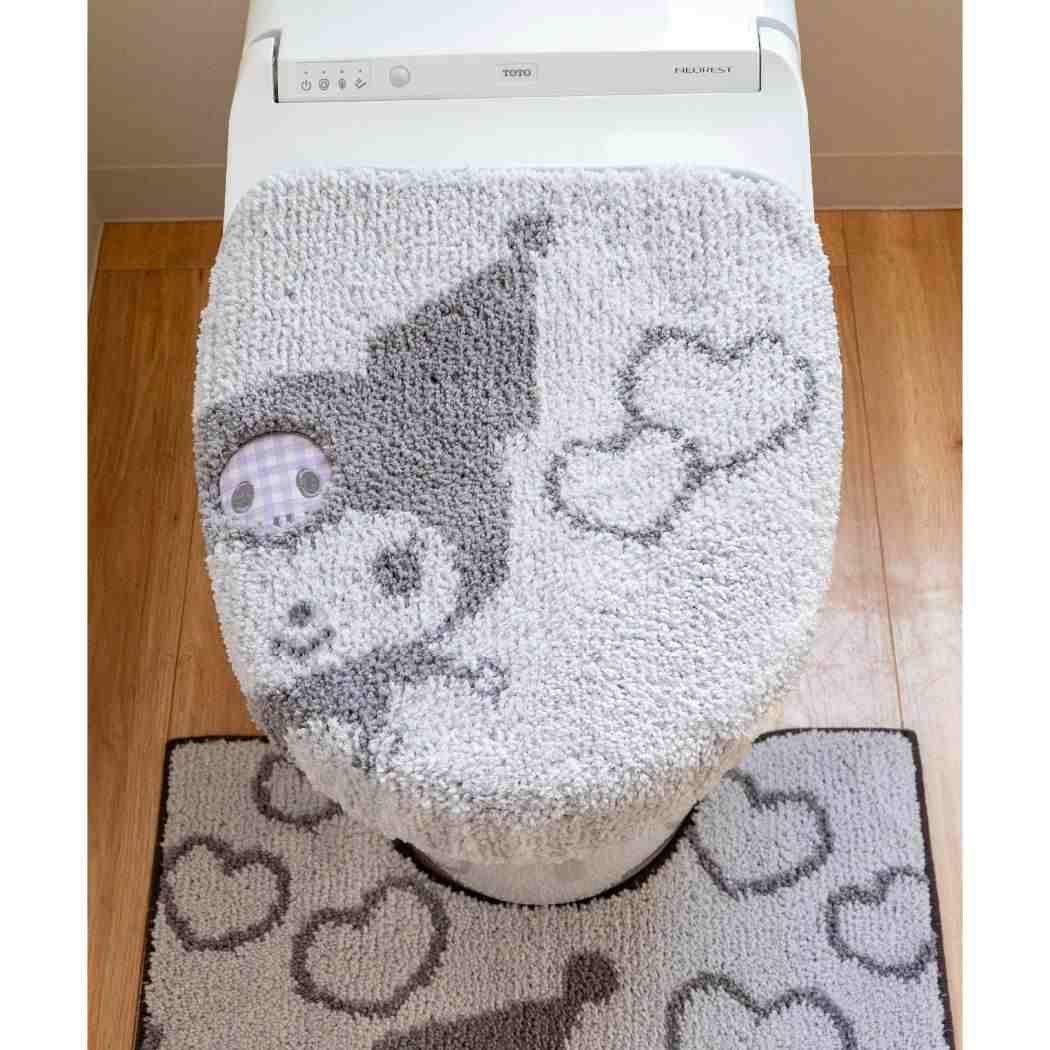 サンリオキャラクターズ トイレ用品 トイレフタカバー シュシュ クロミ Sanrio オカ