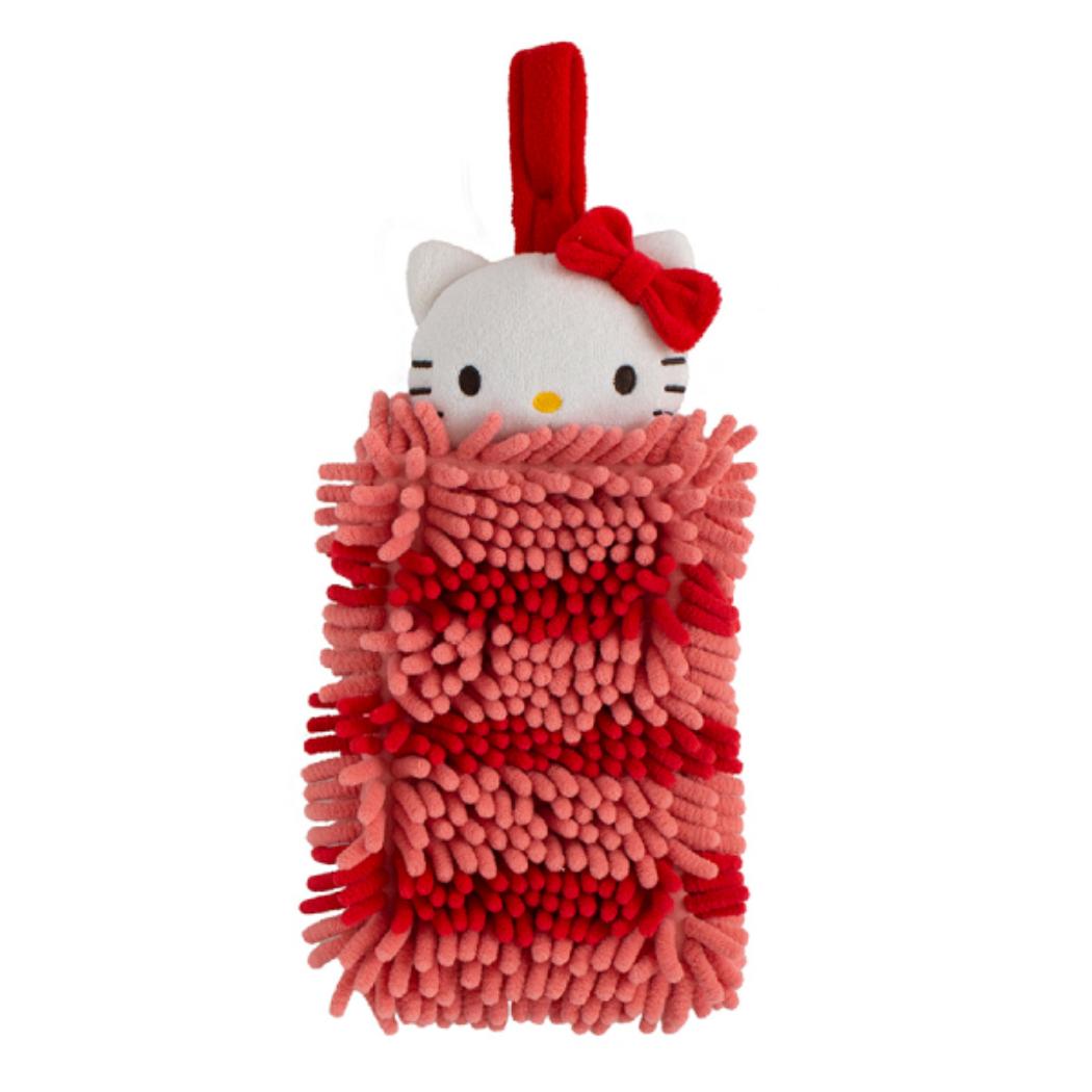 サンリオキャラクターズ 吊り下げタオル お手拭き モールタオル ハローキティ Sanrio オカ