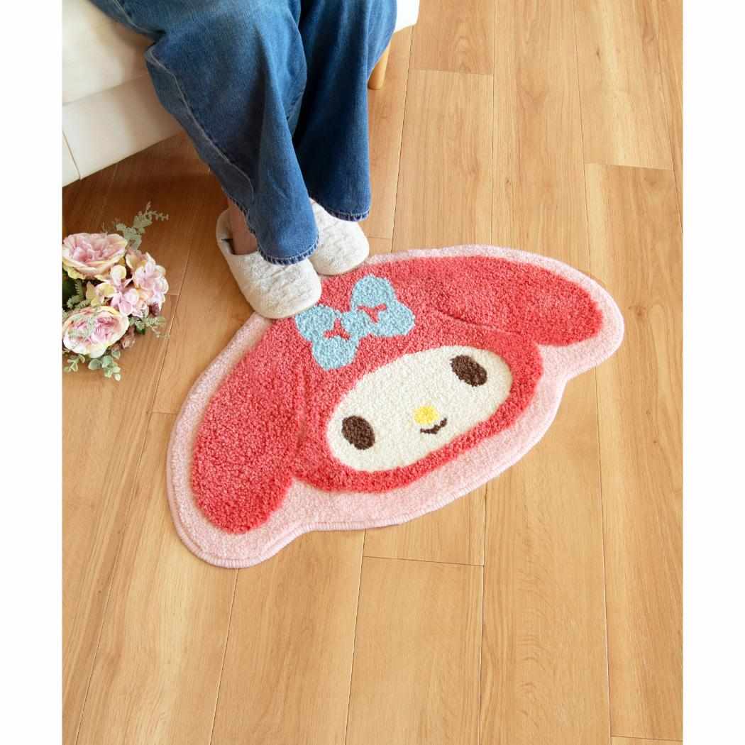 サンリオキャラクターズ フロアマット 洗えるマット マイメロディ Sanrio オカ