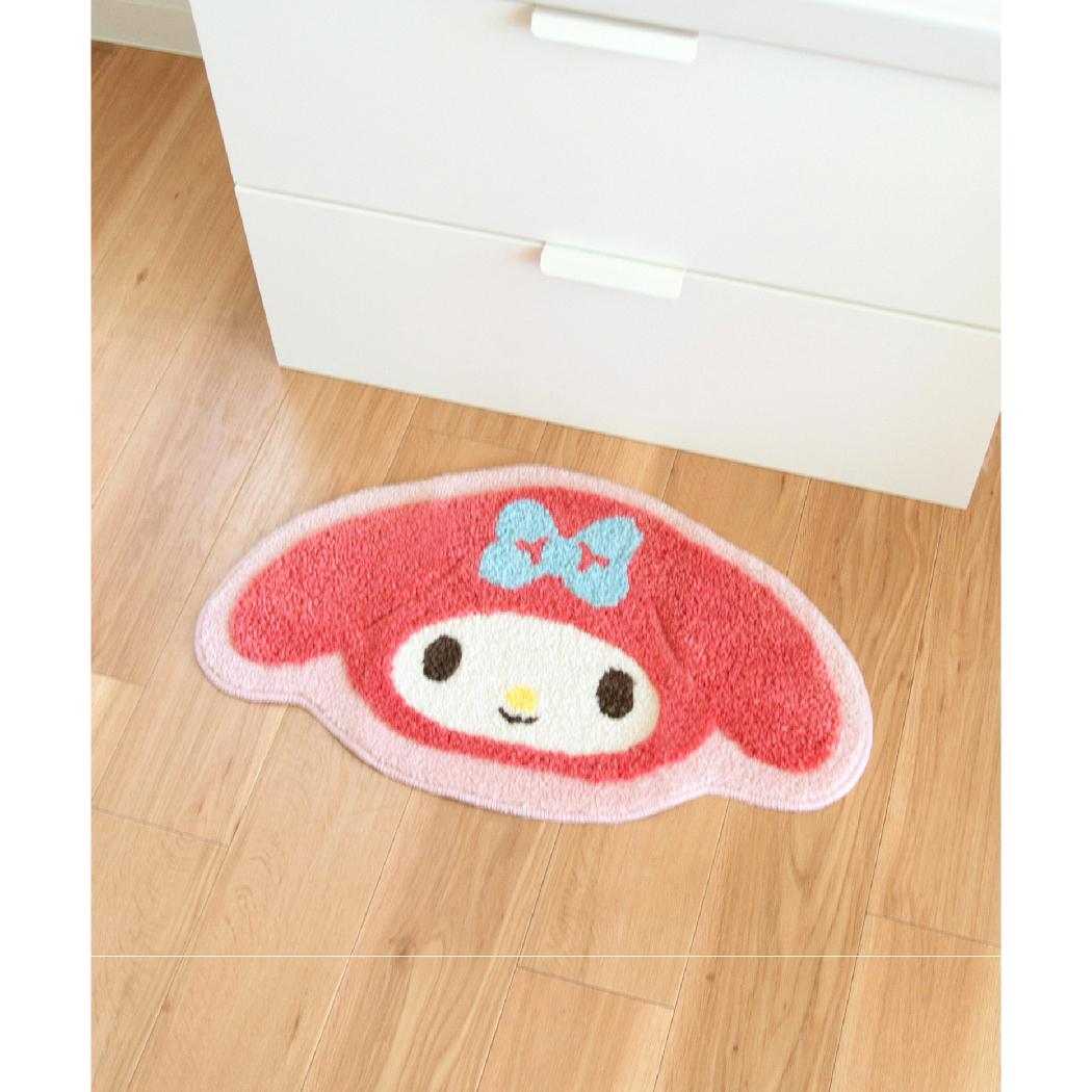 サンリオキャラクターズ フロアマット 洗えるマット マイメロディ Sanrio オカ